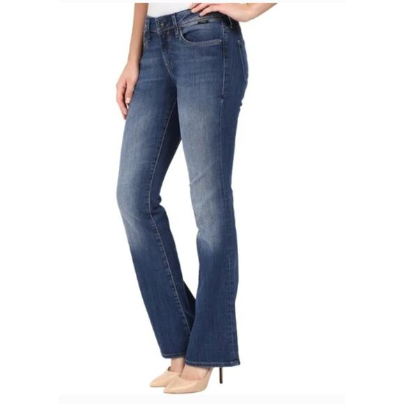 Mavi Gold "Ashley" Mid-Rise Bootcut Blue Jeans 27 NWT - Picture 1 of 7